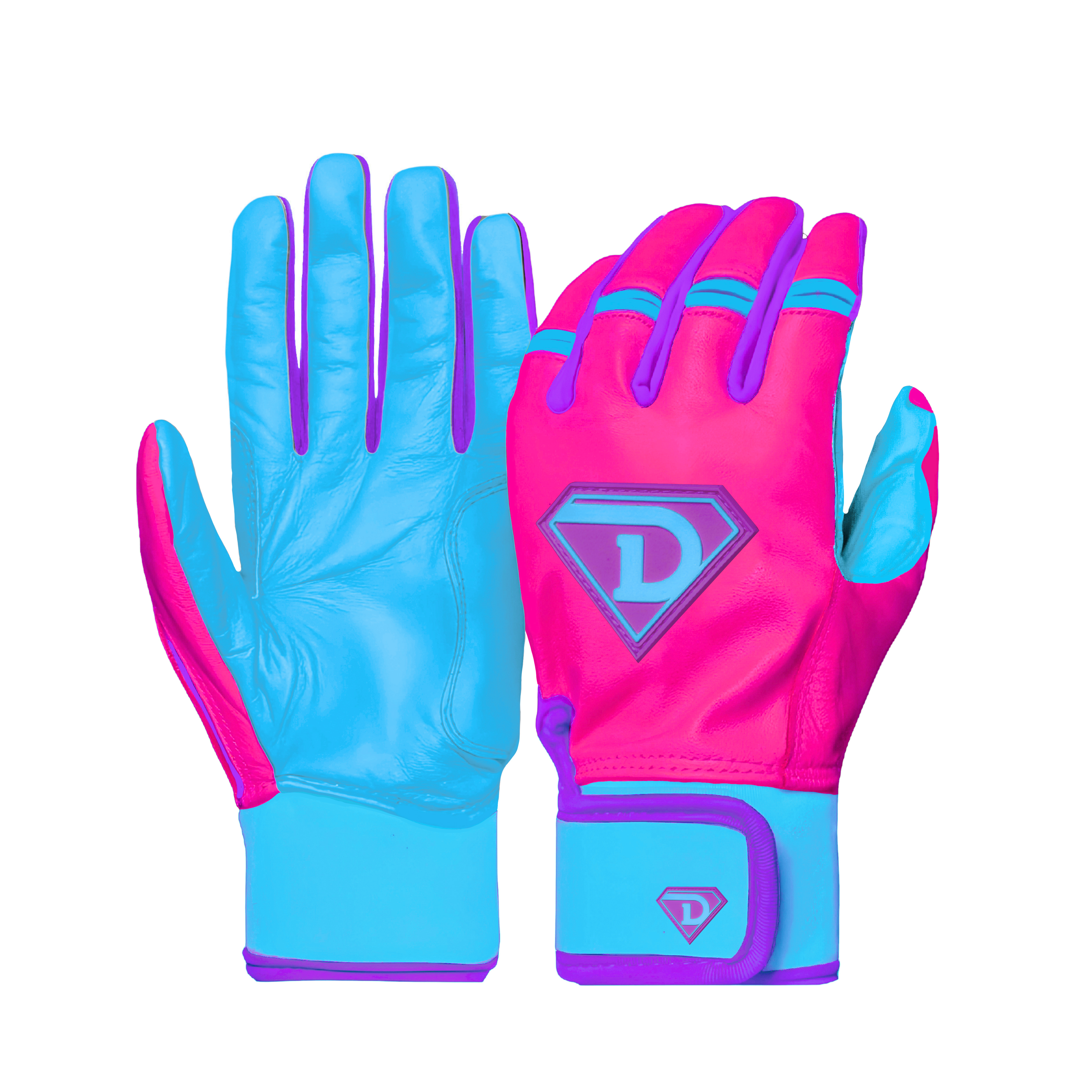 D1 Elite Series Premium Batting Gloves | "Cotton Candies"