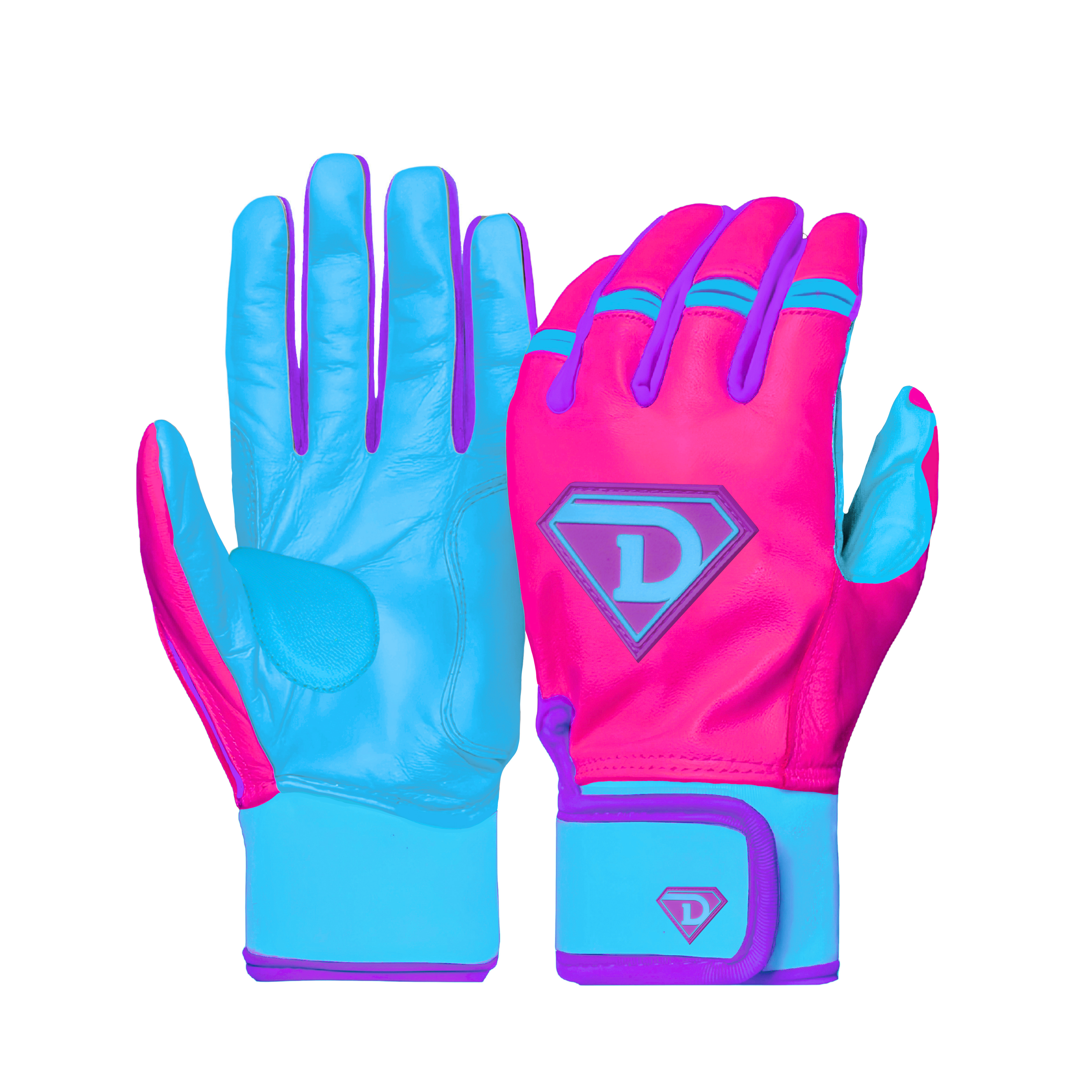 Dinger Grip Pro Series Premium Batting Gloves | "Cotton Candies"