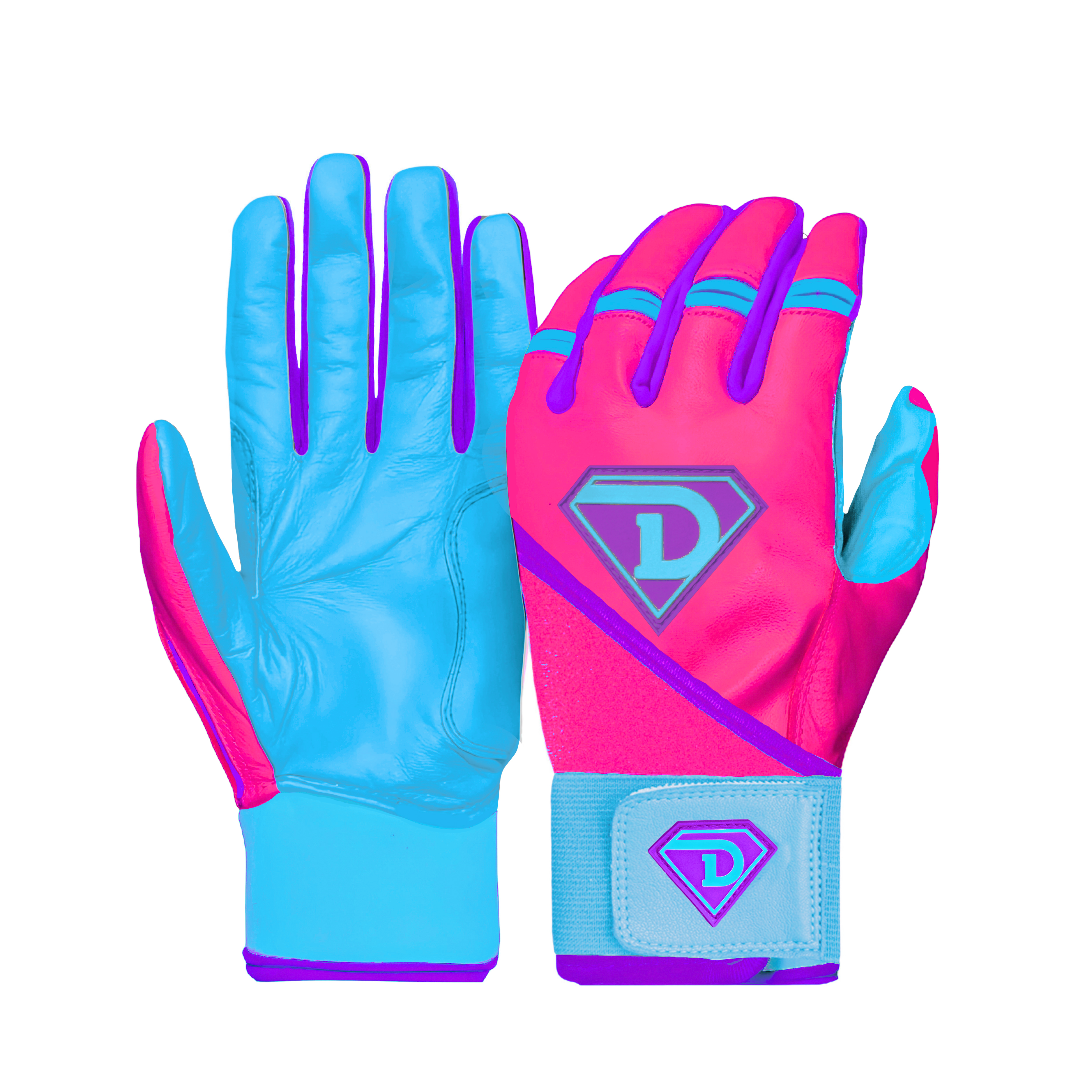 D1 Elite Series Premium Batting Gloves | "Cotton Candies"