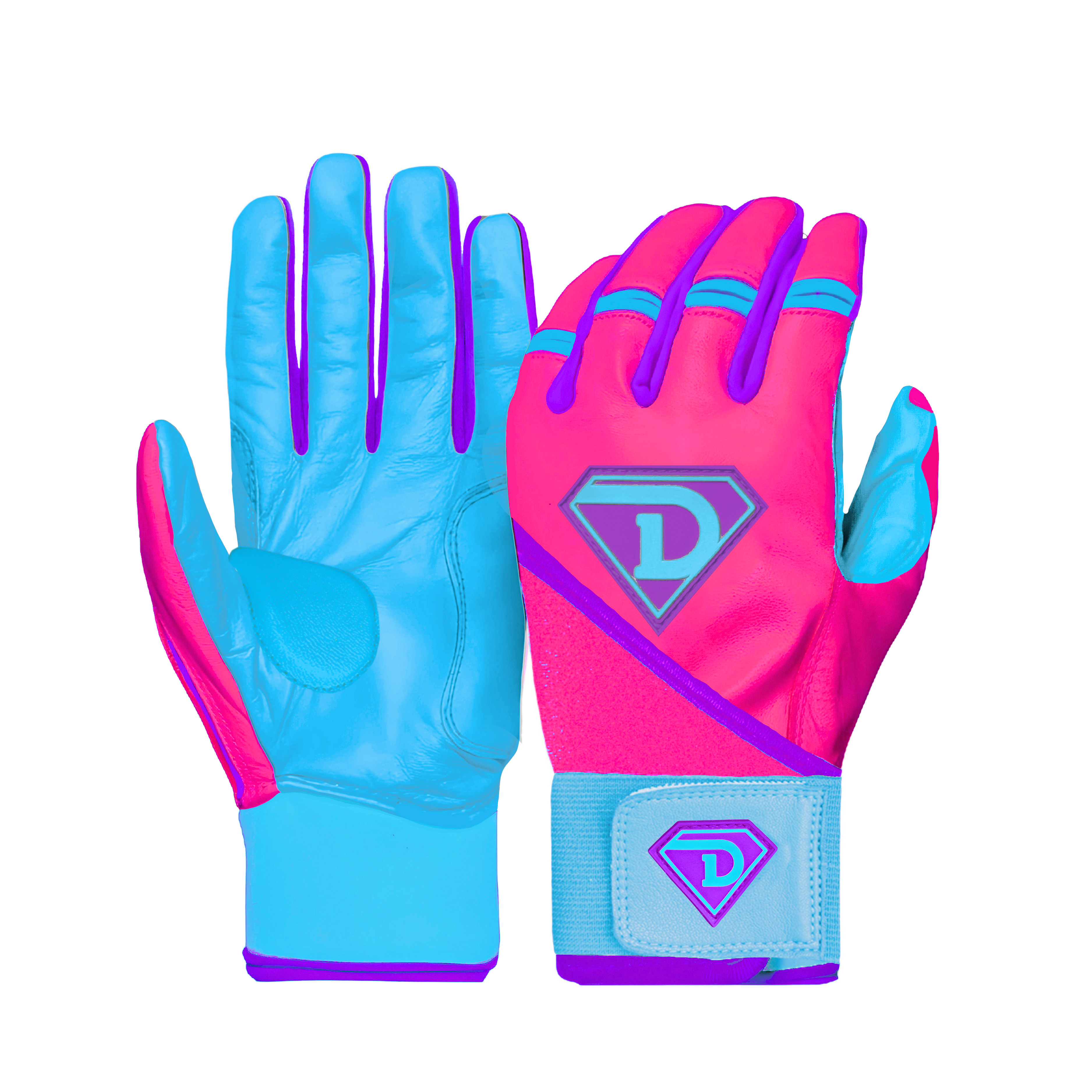 Dinger Grip Pro Series Premium Batting Gloves | "Cotton Candies"